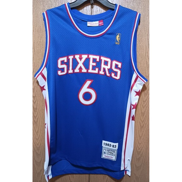 Other - Julius Erving (Dr.J)-(76ers)-(Blue)-(Jersey)-(New Condition)-(Size:XL)-$100.00